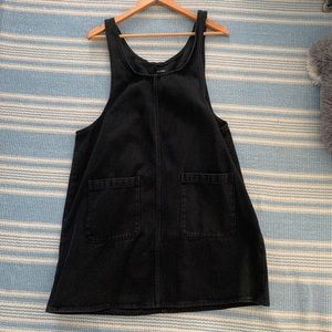 ASOS black denim dress